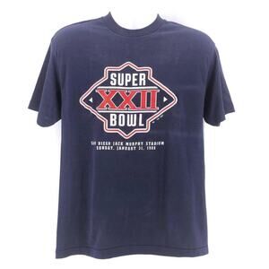80s Super Bowl XXII NFL football 1980s vintage